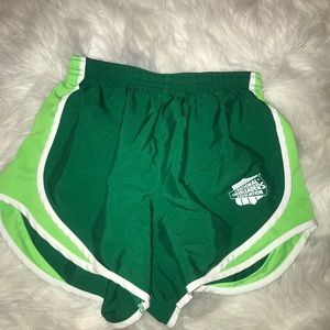 Varsity green shorts size XS